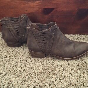 Chic Distressed Ankle Booties